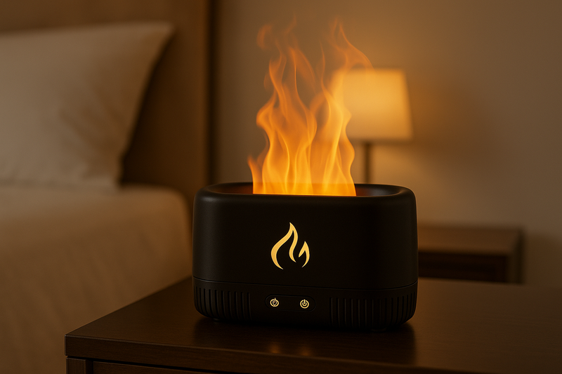 Umidificador Chama de Fogo