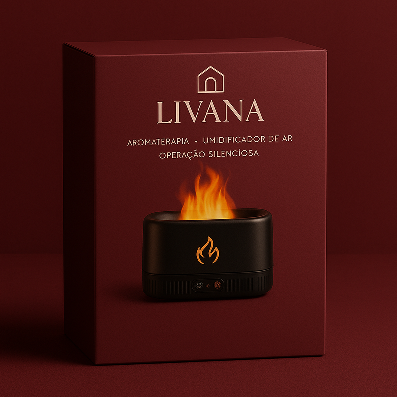 Umidificador Chama de Fogo
