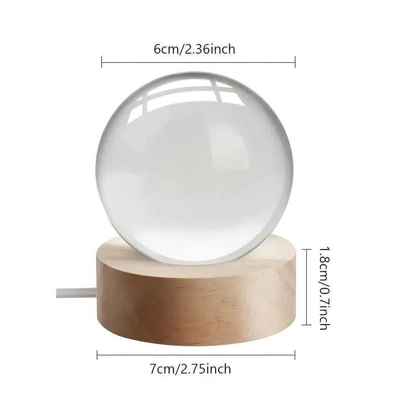 Luminária de Cristal Saturno