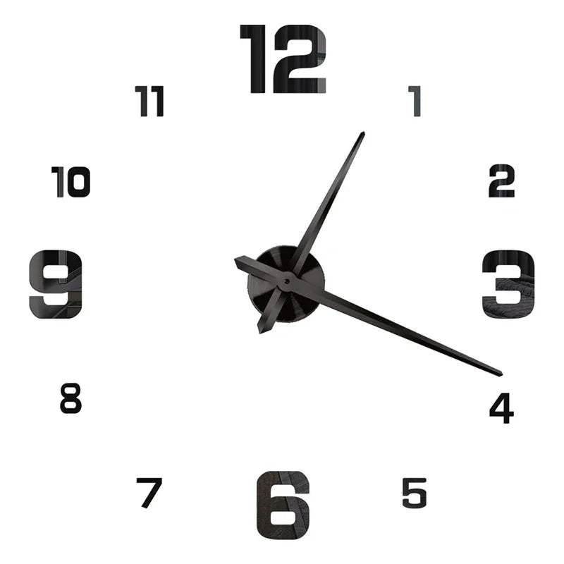 Relógio de Parede 3D Time Decor