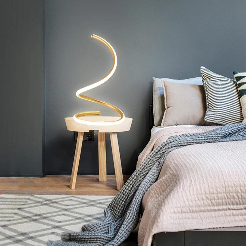 Luminária Espiral Moderna