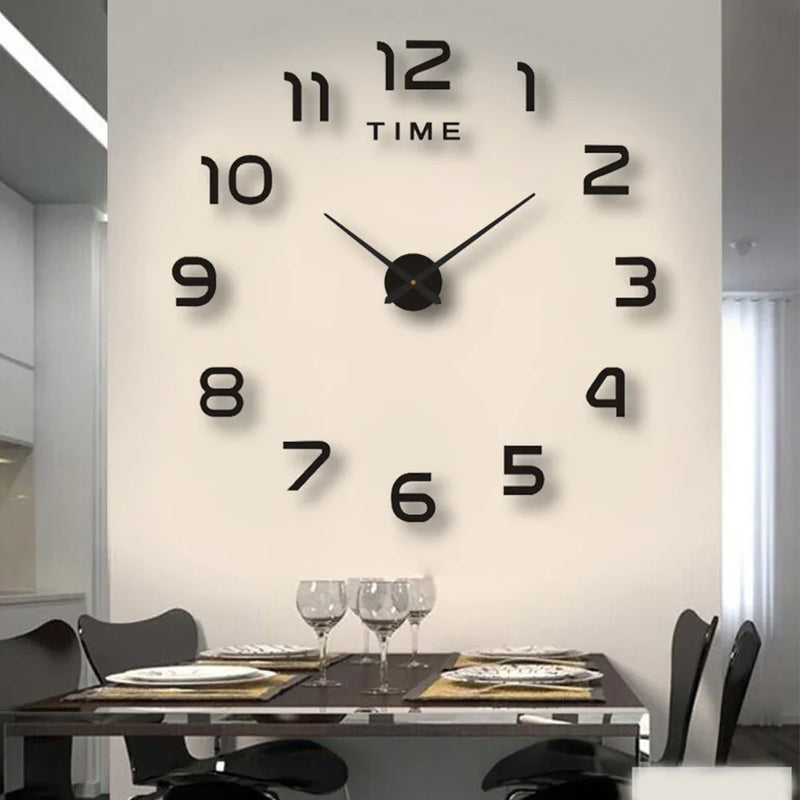 Relógio de Parede 3D Time Decor