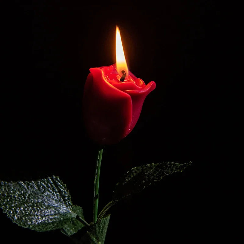 Vela Decorativa: Rosa Encantada