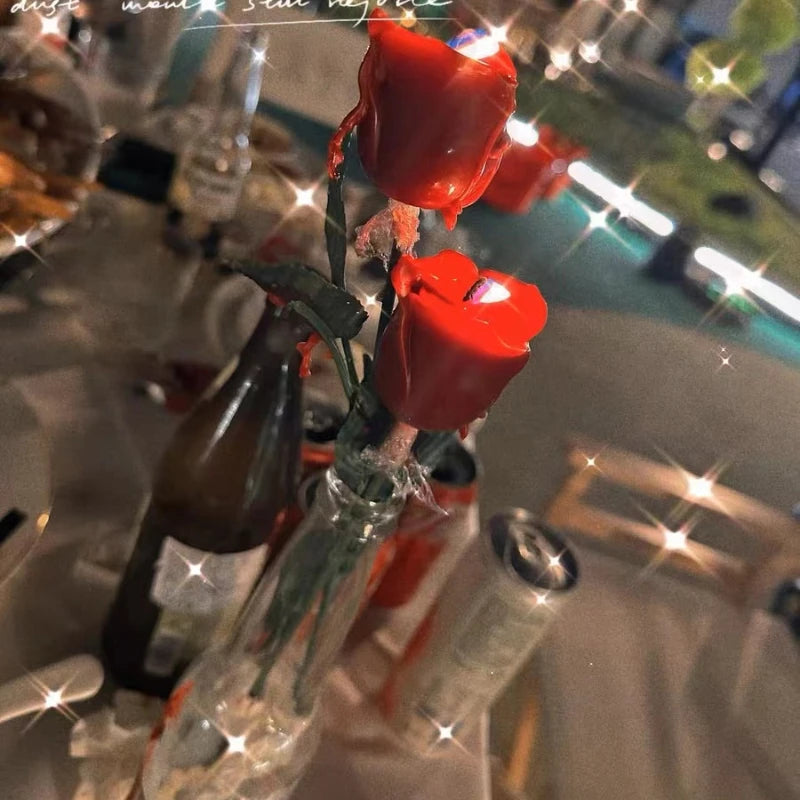 Vela Decorativa: Rosa Encantada