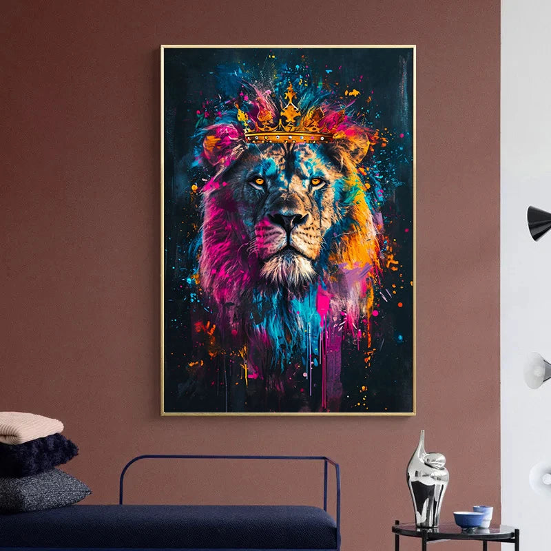 Conjunto de Quadros: Selvagens em Cores
