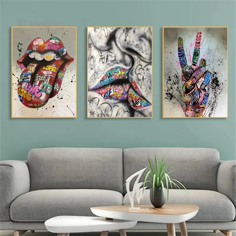Conjunto de Quadros: Urban Love