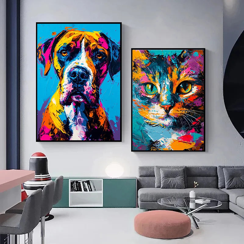 Conjunto de Quadros: Selvagens em Cores
