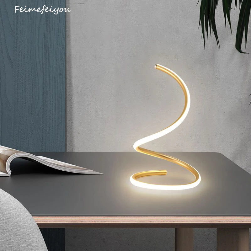 Luminária Espiral Moderna