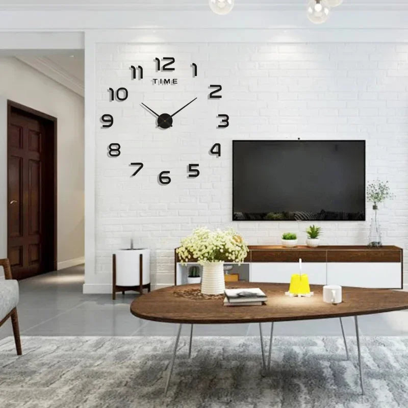 Relógio de Parede 3D Time Decor